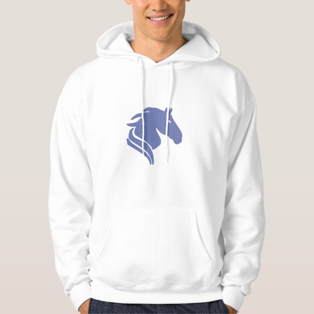 Sudadera con Caballo Azul del Zodiaco – Regalo de  (Anverso)
