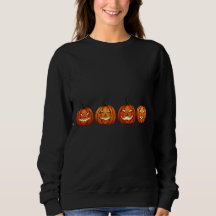 Sudadera con calabazas vintage de otoño