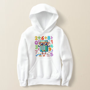 Sudadera con calculadora de matemáticas linda para