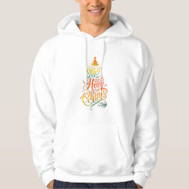 Sudadera con caligrafía de Feliz Navidad