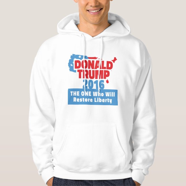 Sudadera con capucha 2016 de Donald Trump (Anverso)