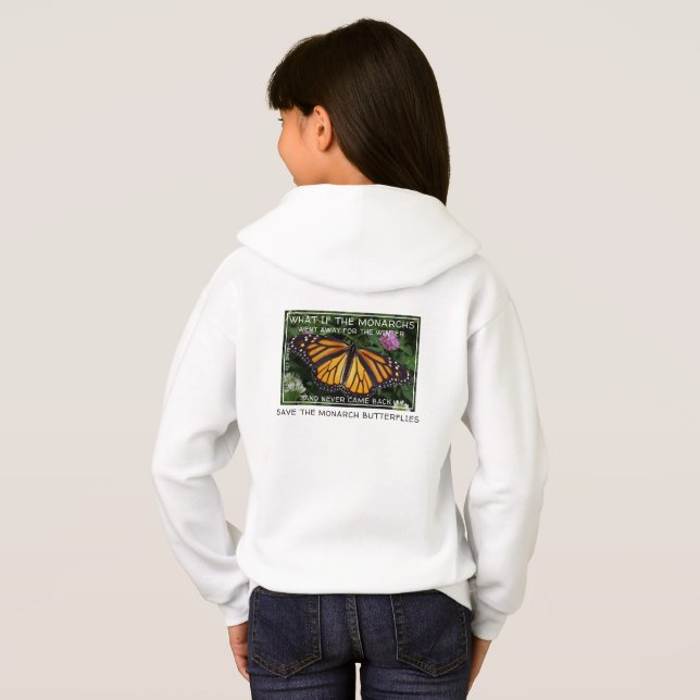 SUDADERA CON CAPUCHA 2A LOS MONARCAS (Reverso completo)