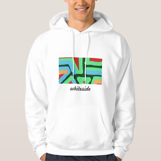 sudadera con capucha abstracta de Whiteside (Anverso)