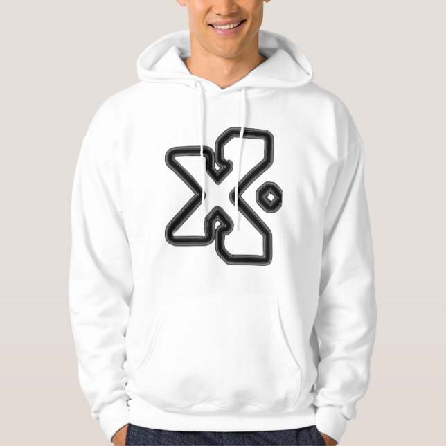 Sudadera con capucha Ac3rMagic Black X (Anverso)