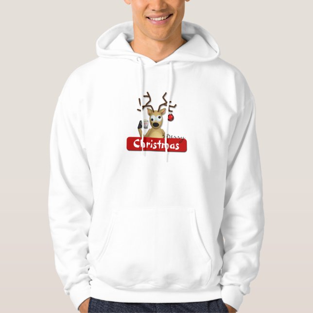 Sudadera con capucha achispada divertida del (Anverso)