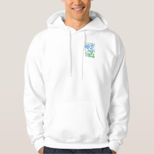 Sudadera con capucha afortunada del perro de los