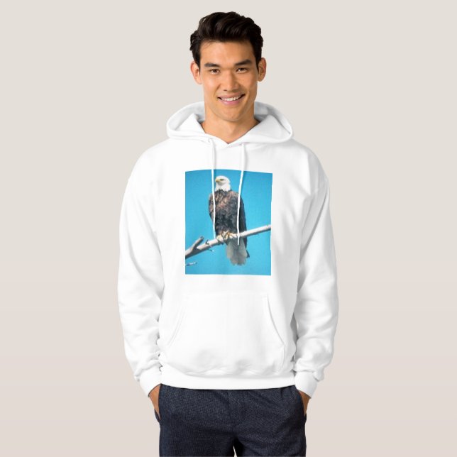 Sudadera con capucha águila calva (Anverso completo)