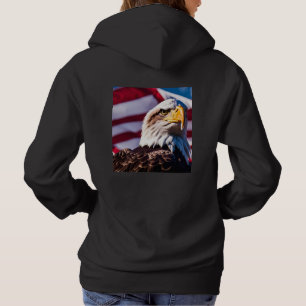 Sudadera con capucha águila calva Xen