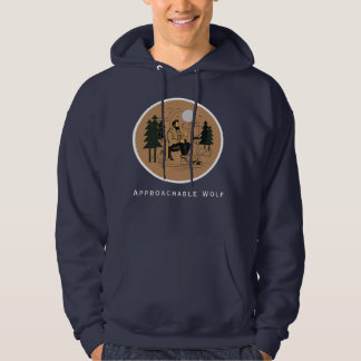 Sudadera con capucha ApproachableWolf (Azul) de JH
