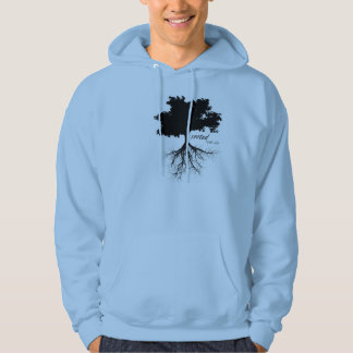 Sudadera con capucha (árbol con las raíces)