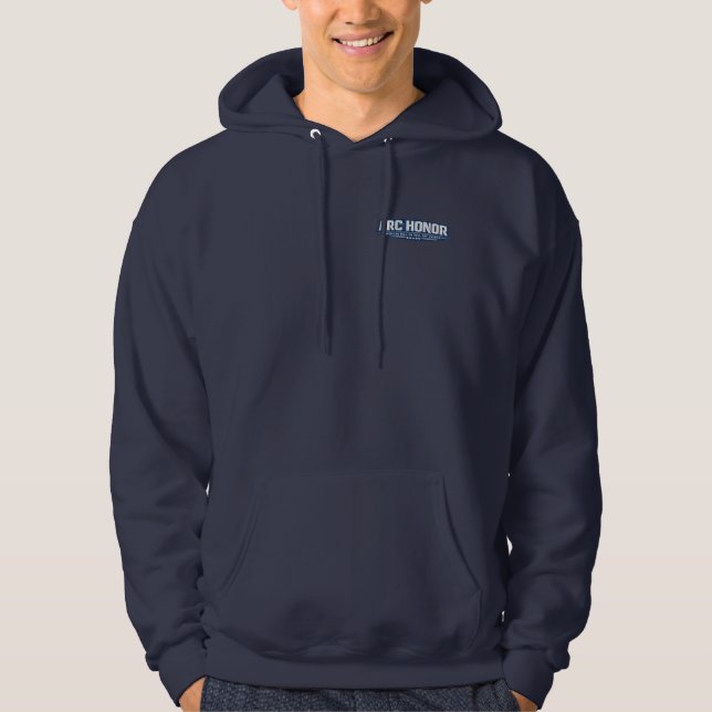 Sudadera con capucha ARC Honor - Azul marino (Anverso)