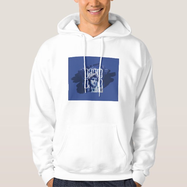 Sudadera con capucha Art Never Dies | Escultura de (Anverso)