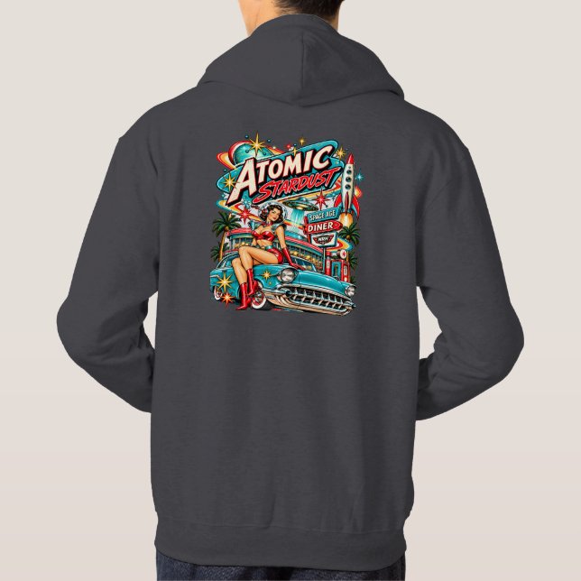 Sudadera con capucha Atomic Stardust Diner de la e (Reverso)