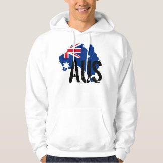Sudadera con capucha australiana de la bandera