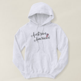 Sudadera con capucha austríaca de los corazones de