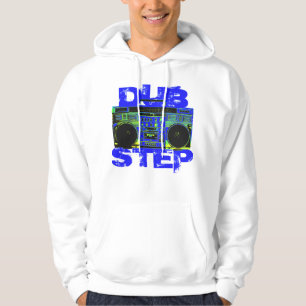 Sudadera con capucha azul de Dubstep Boombox