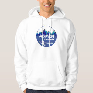 Sudadera con capucha azul de los individuos del