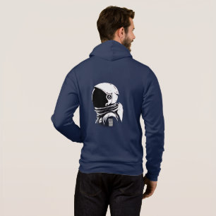 Sudadera con capucha azul para hombres y mujeres –