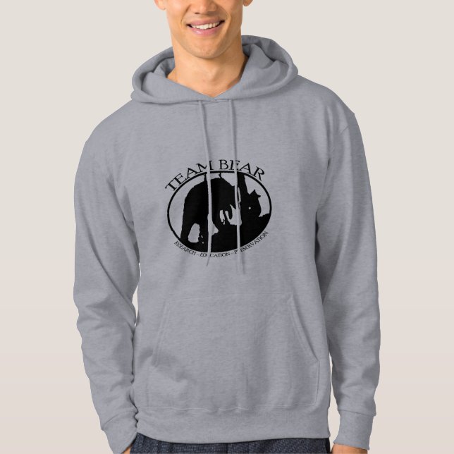 Sudadera con capucha básica del oso del equipo (Anverso)