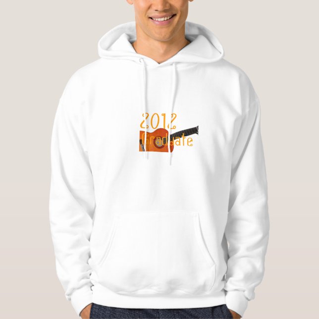 Sudadera con capucha básica para graduados de 2012 (Anverso)