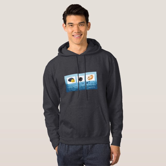 Sudadera con capucha básica para hombre (Anverso completo)