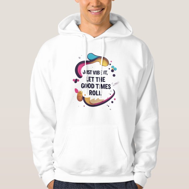 Sudadera con capucha básica para hombre (Anverso)