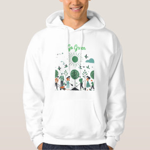 Sudadera con capucha básica para hombre