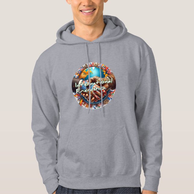 Sudadera con capucha básica para hombre (Anverso)