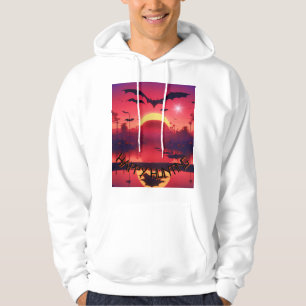 Sudadera con capucha básica para hombre