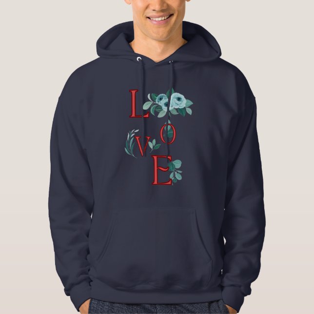 Sudadera con capucha básica para hombre (Anverso)