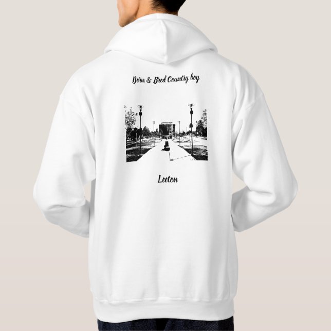 Sudadera con capucha básica para hombre (Reverso)