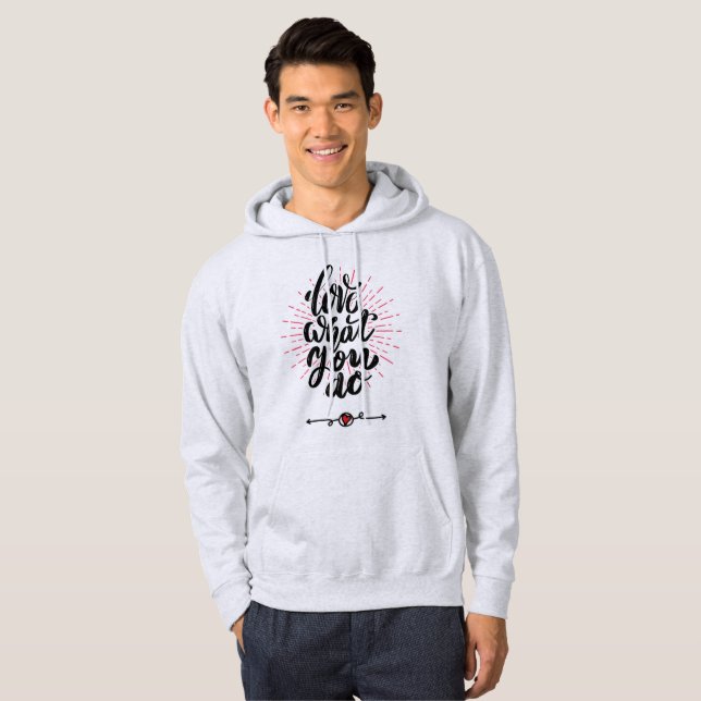 Sudadera con capucha básica para hombre (Anverso completo)