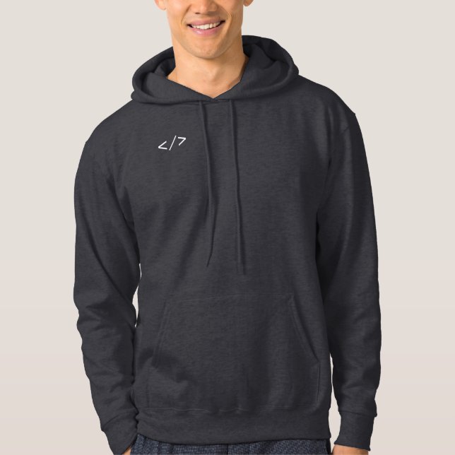 Sudadera con capucha básica para hombre (Anverso)
