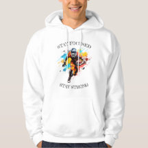 Sudadera con capucha básica para hombre motivación