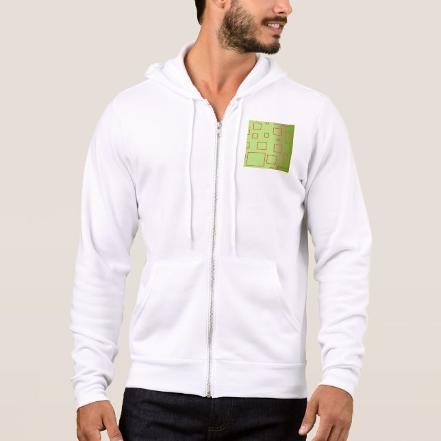 Sudadera con capucha básica para hombre Red Green  (Anverso)