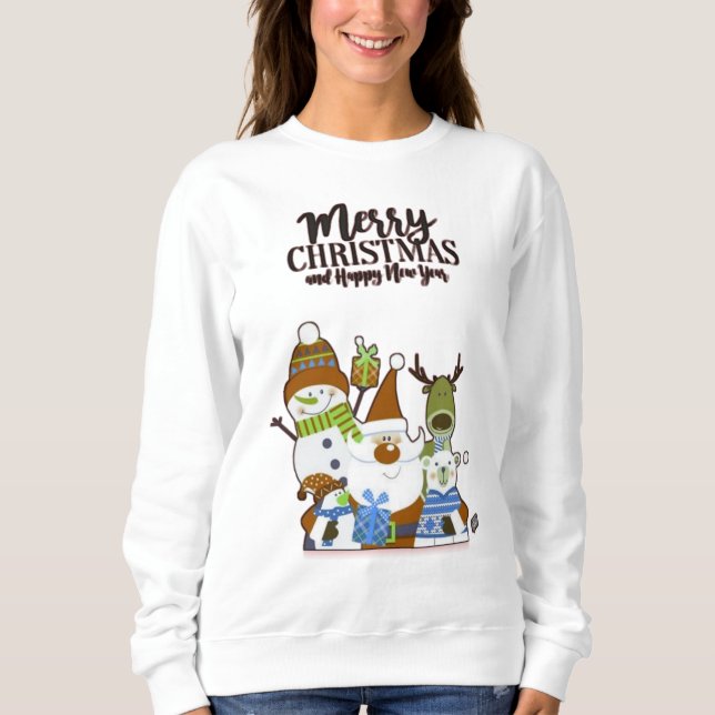 Sudadera con capucha básica para mujer Disfruta de (Anverso)
