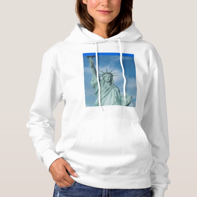 Sudadera con capucha básica para mujer Disfruta de (Anverso)