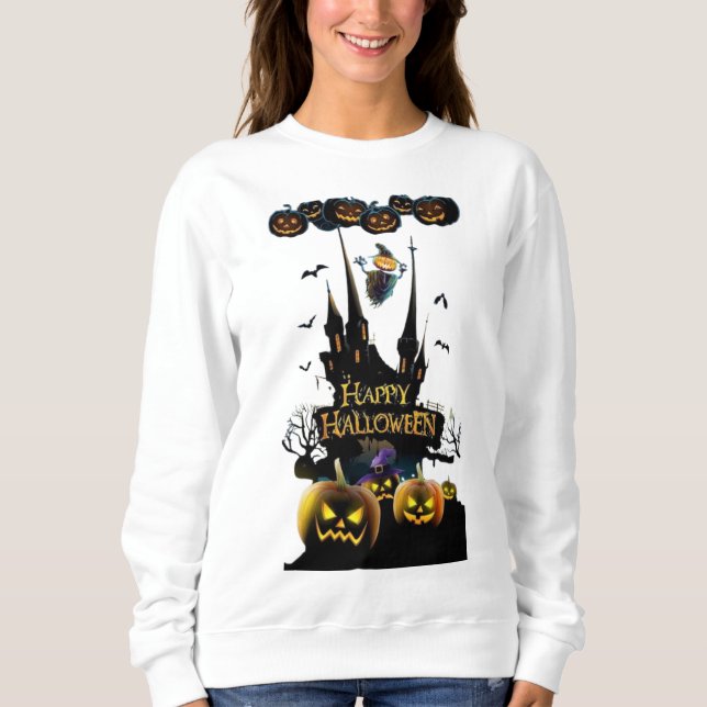 Sudadera con capucha básica para mujer Disfruta de (Anverso)