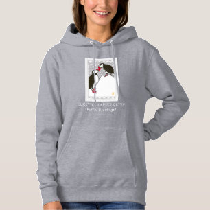 Sudadera con capucha básica Puffin Greetings