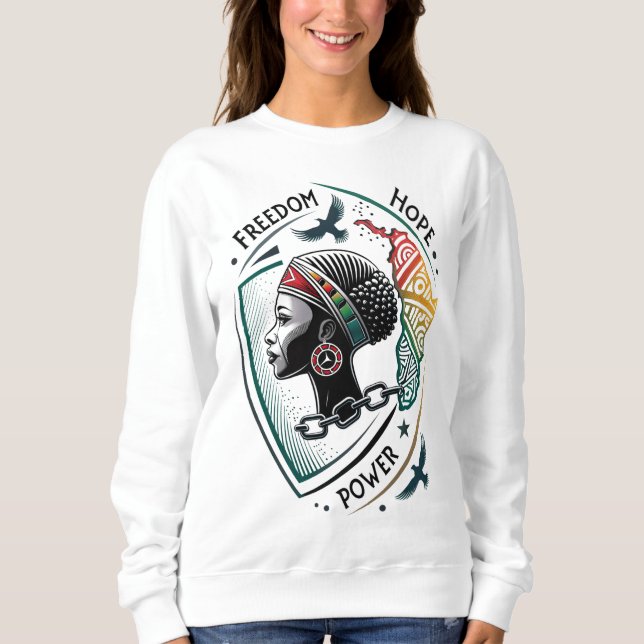 Sudadera con capucha Black History Matters – Mes d (Anverso)
