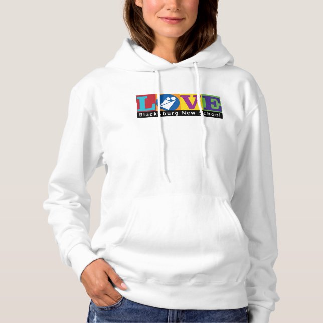 Sudadera con capucha Blacksburg New School para ad (Anverso)