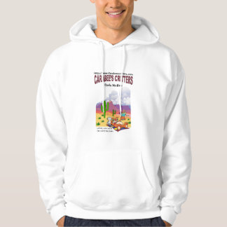 Sudadera con capucha blanca