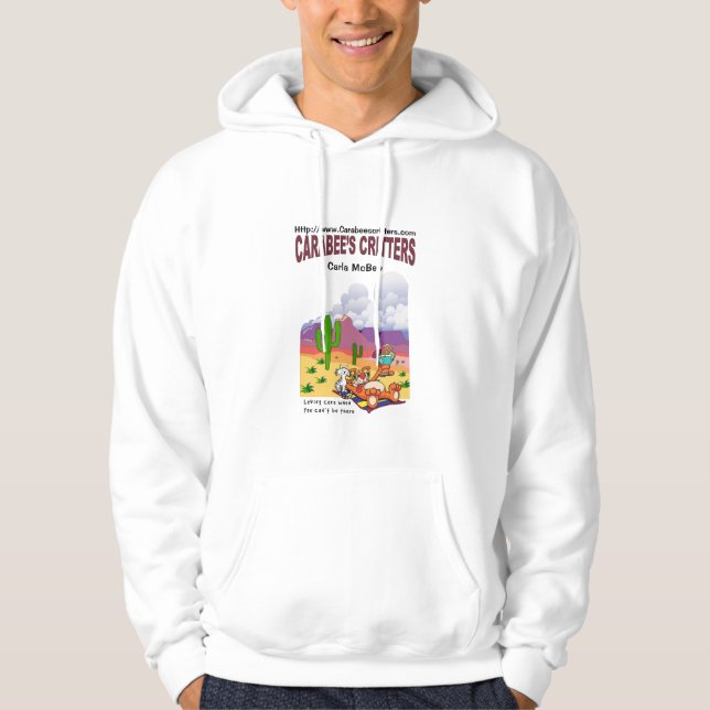 Sudadera con capucha blanca (Anverso)