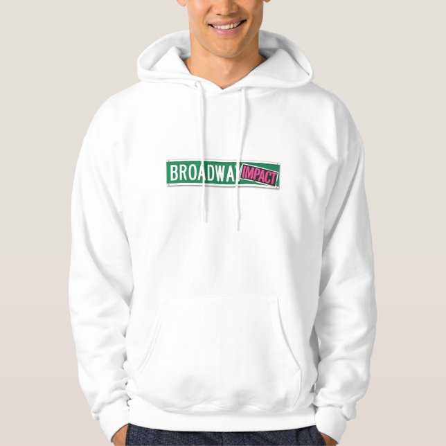 Sudadera con capucha blanca (Anverso)
