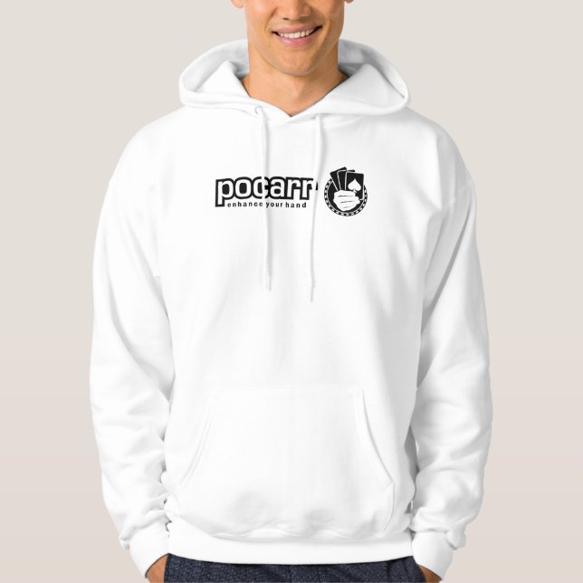 Sudadera con capucha blanca (Anverso)