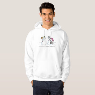 Sudadera con capucha blanca para hombres de la Ant