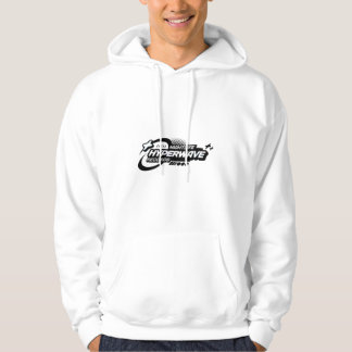 Sudadera con capucha blanca THRD – Icono minimalis