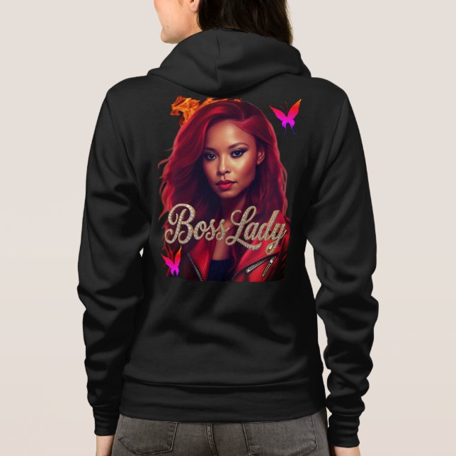 Sudadera con capucha Boss Lady Fire (Reverso)