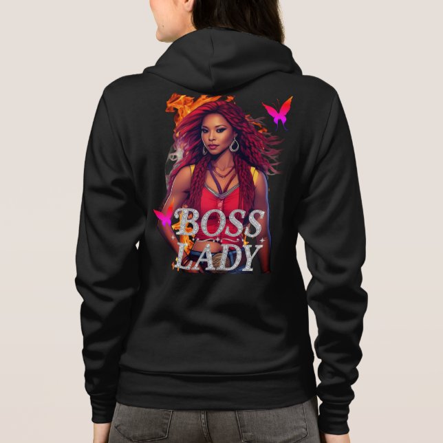 Sudadera con capucha Boss Lady Fire (Reverso)