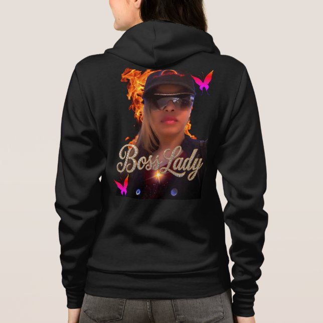 Sudadera con capucha Boss Lady Fire (Reverso)